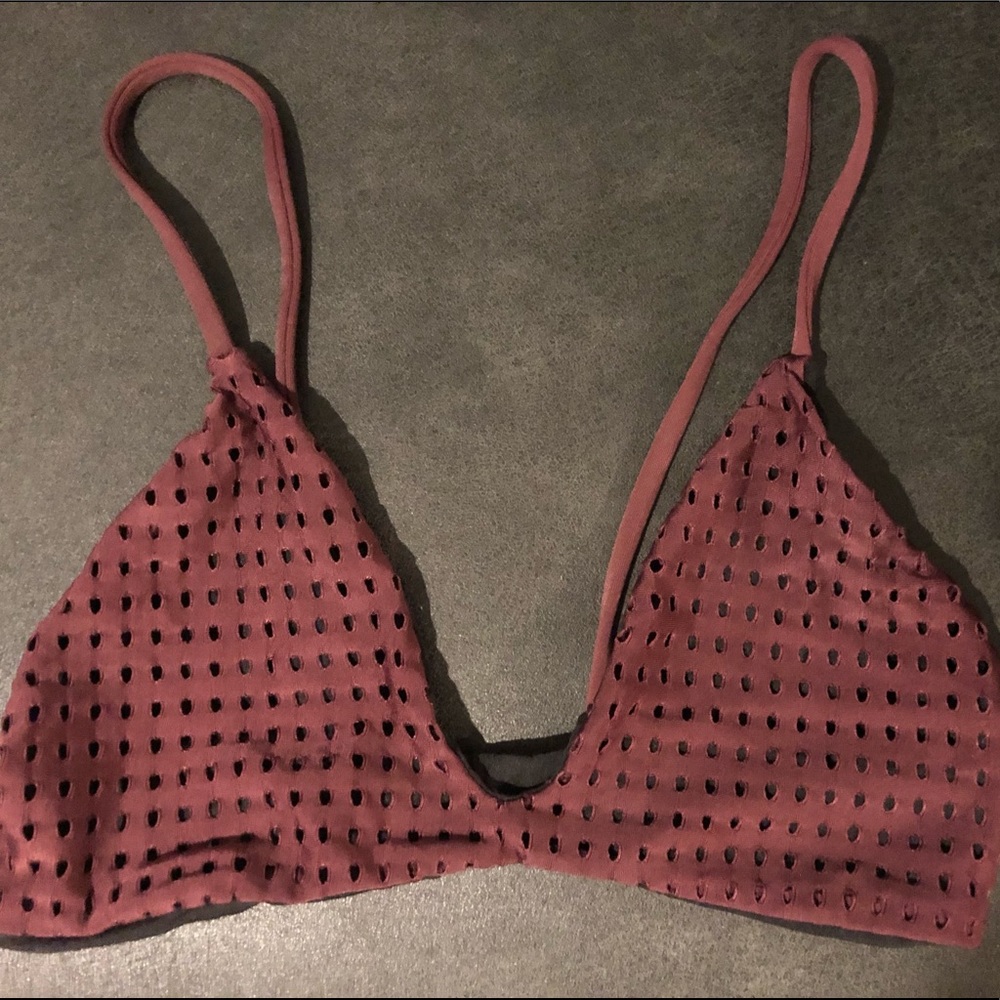 Acacia Na Pali top in merlot size S *REPOST*